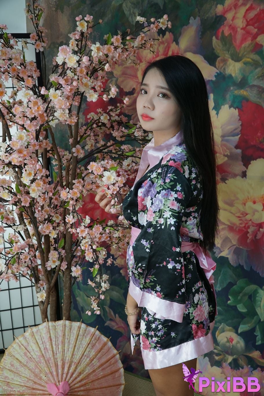 Private Photoshoot Xixi Plump royal sister Japanese style full scale private shooting PixiBB.COM 007