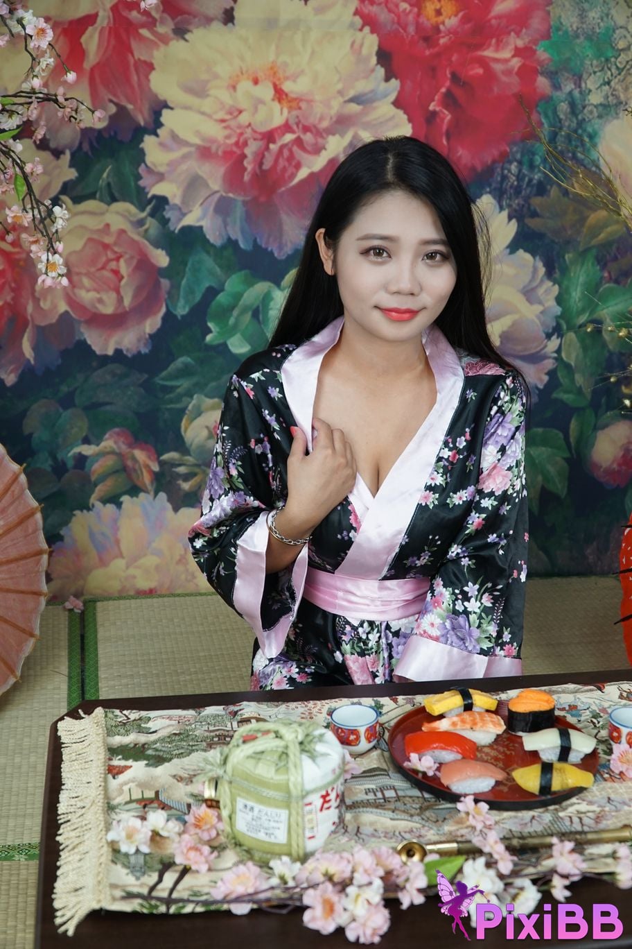 Private Photoshoot Xixi Plump royal sister Japanese style full scale private shooting PixiBB.COM 017