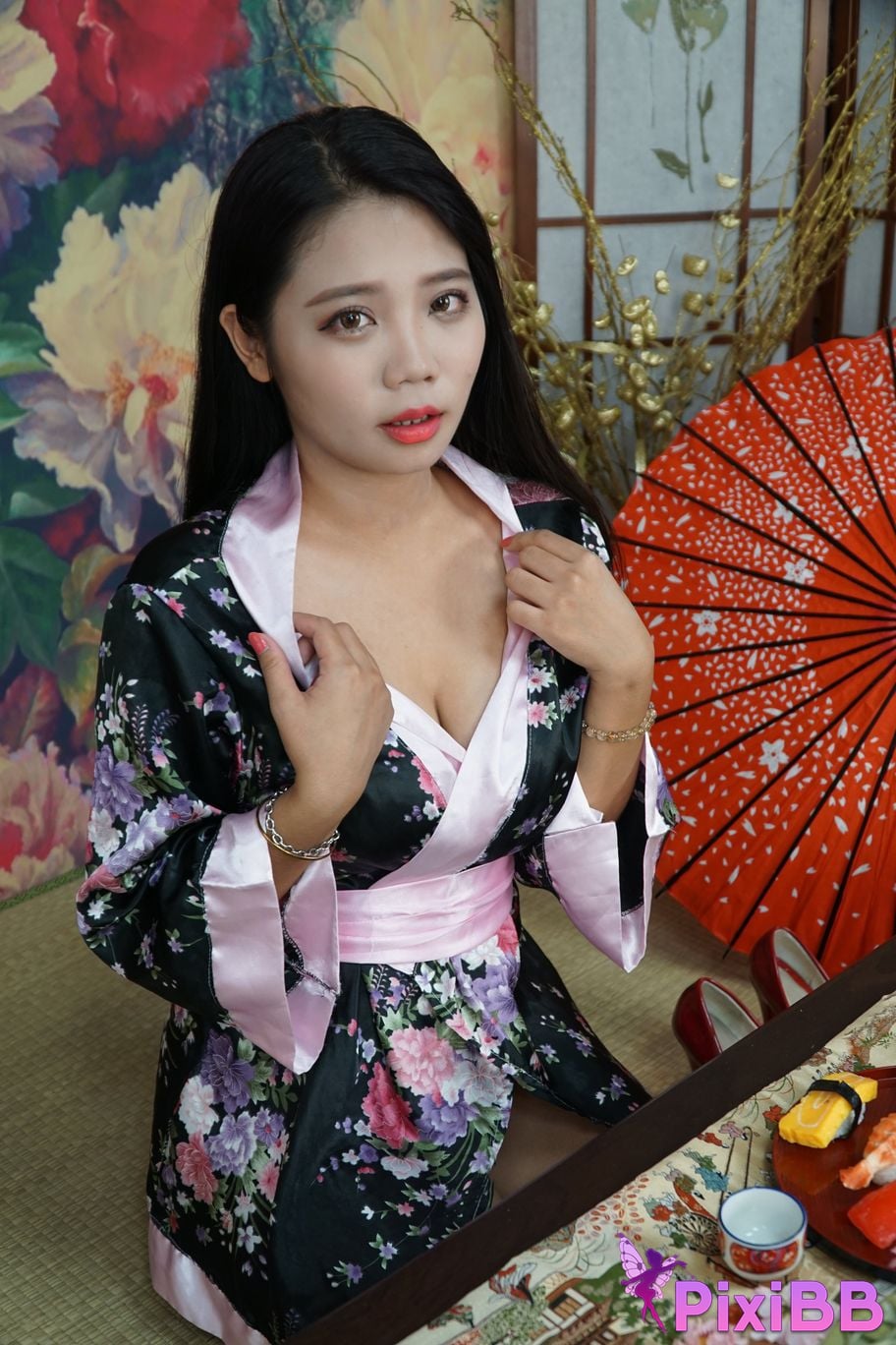 Private Photoshoot Xixi Plump royal sister Japanese style full scale private shooting PixiBB.COM 019
