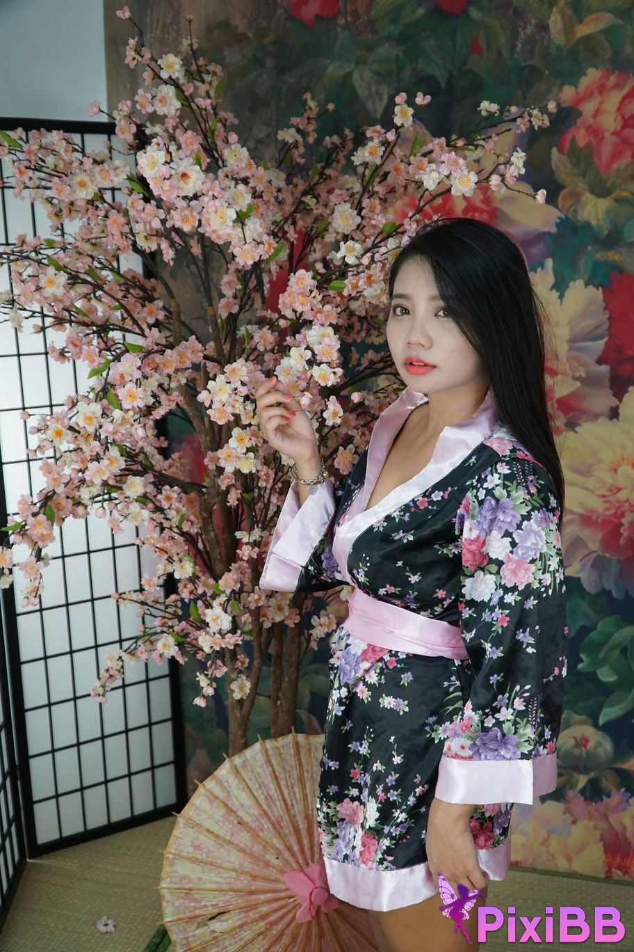 Private Photoshoot Xixi Plump royal sister Japanese style full scale private shooting PixiBB.COM 025