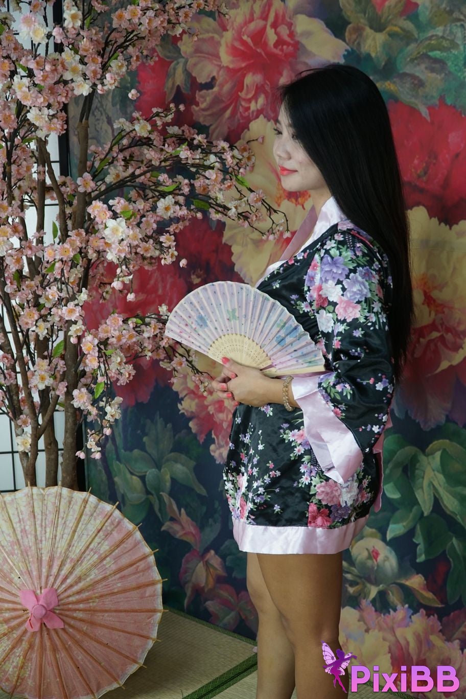 Private Photoshoot Xixi Plump royal sister Japanese style full scale private shooting PixiBB.COM 027