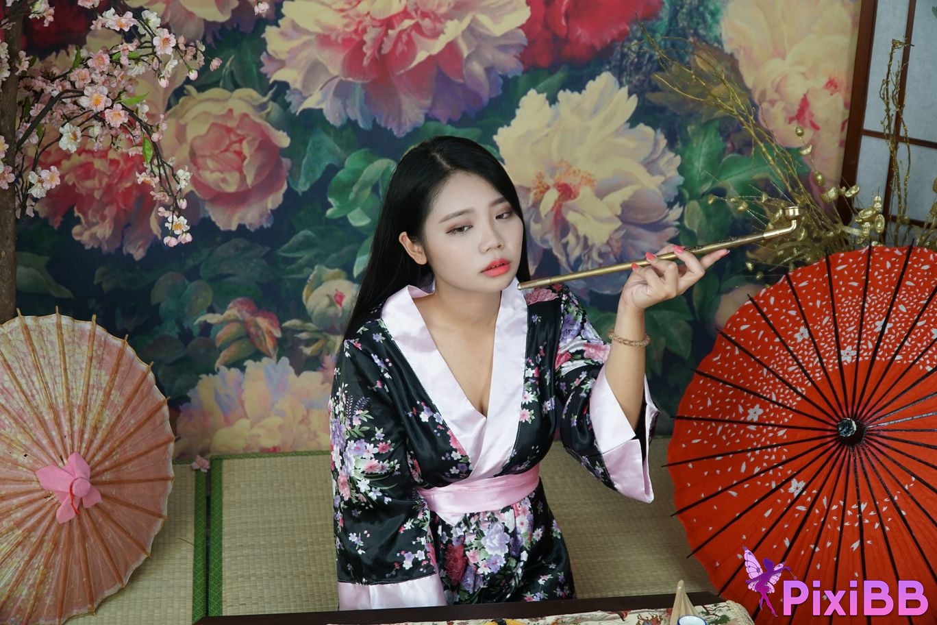 Private Photoshoot Xixi Plump royal sister Japanese style full scale private shooting PixiBB.COM 030