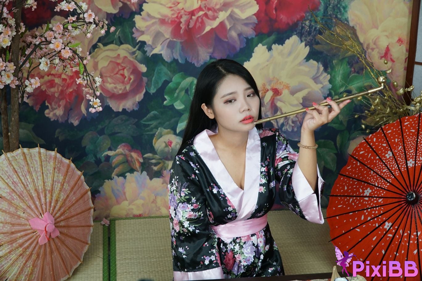 Private Photoshoot Xixi Plump royal sister Japanese style full scale private shooting PixiBB.COM 031