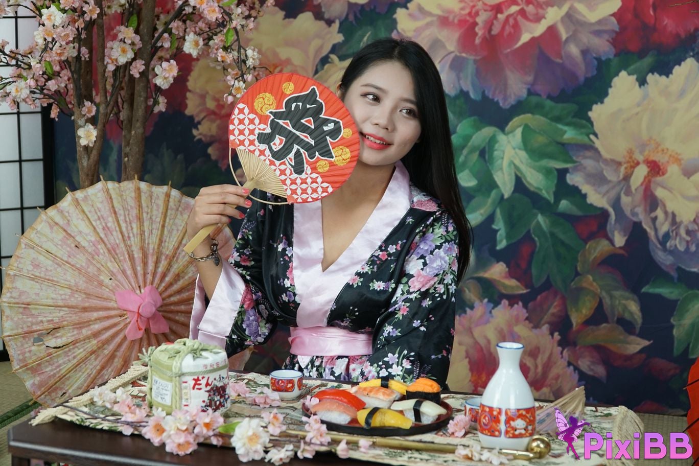 Private Photoshoot Xixi Plump royal sister Japanese style full scale private shooting PixiBB.COM 033