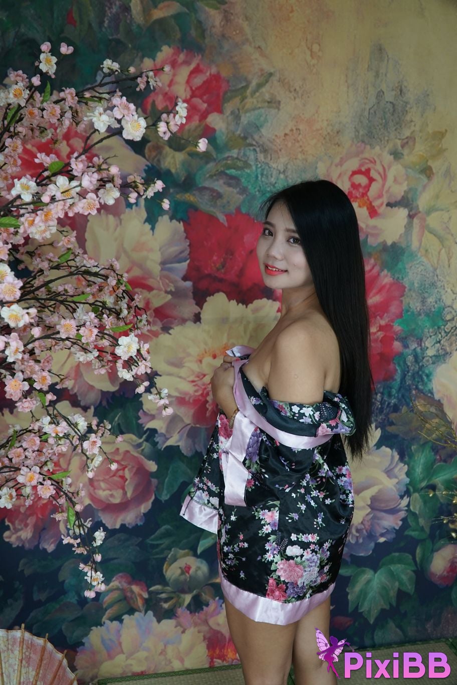 Private Photoshoot Xixi Plump royal sister Japanese style full scale private shooting PixiBB.COM 034