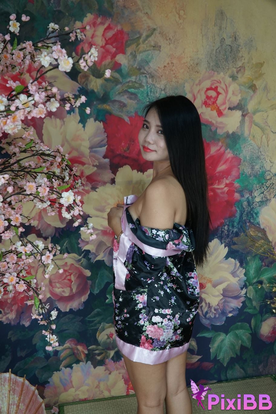 Private Photoshoot Xixi Plump royal sister Japanese style full scale private shooting PixiBB.COM 035