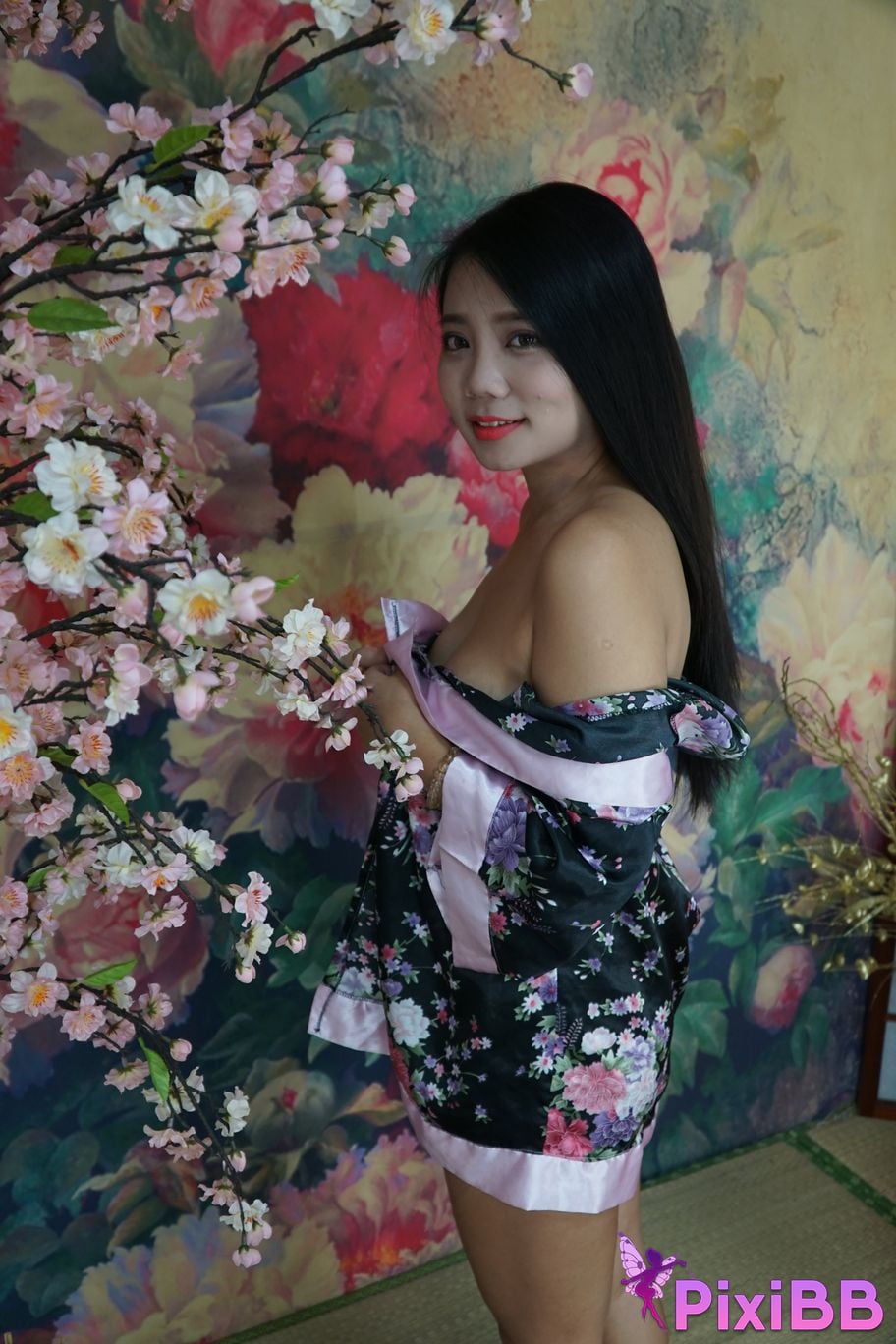 Private Photoshoot Xixi Plump royal sister Japanese style full scale private shooting PixiBB.COM 036