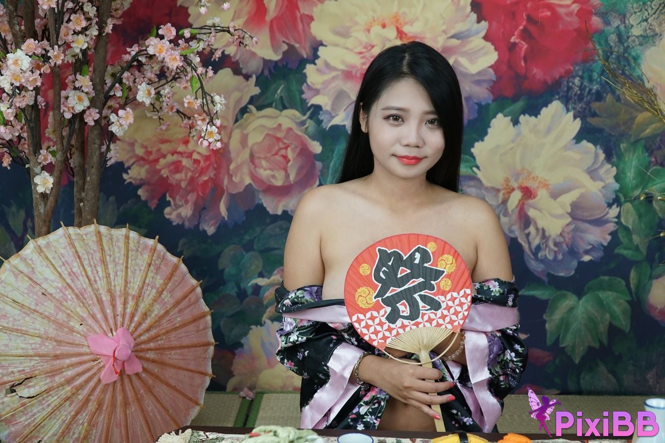 Private Photoshoot Xixi Plump royal sister Japanese style full scale private shooting PixiBB.COM 042