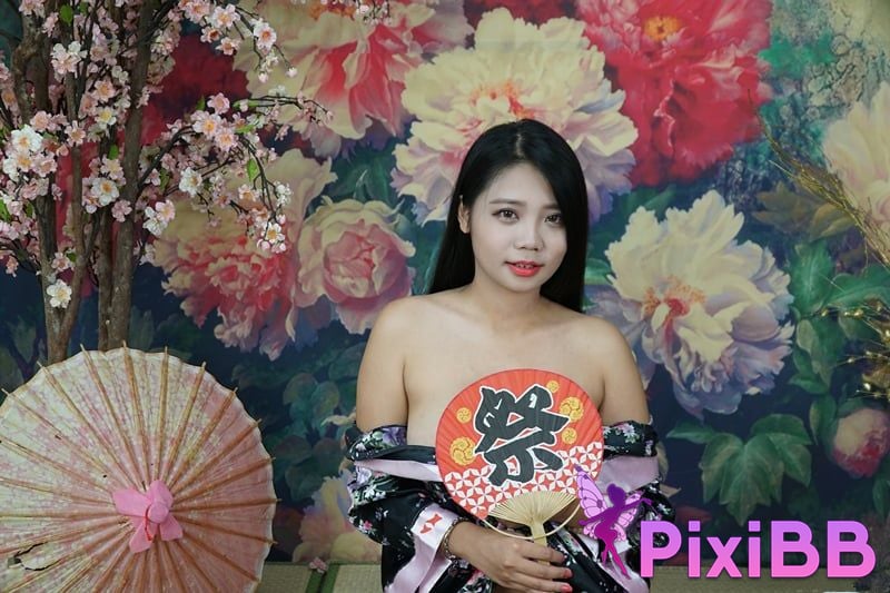 Private Photoshoot Xixi Plump royal sister Japanese style full scale private shooting PixiBB.COM 043