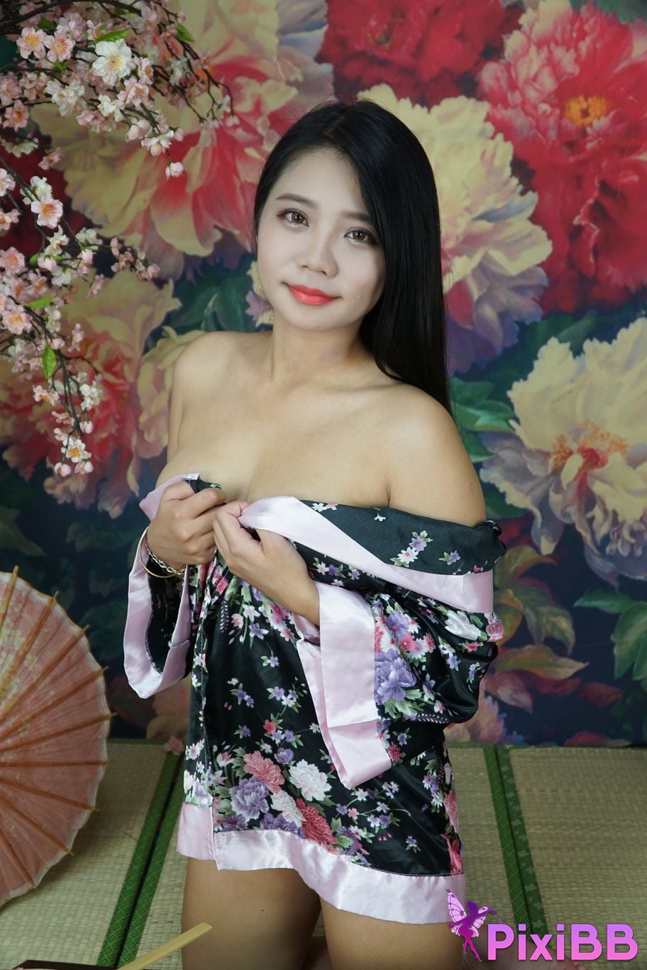 Private Photoshoot Xixi Plump royal sister Japanese style full scale private shooting PixiBB.COM 050