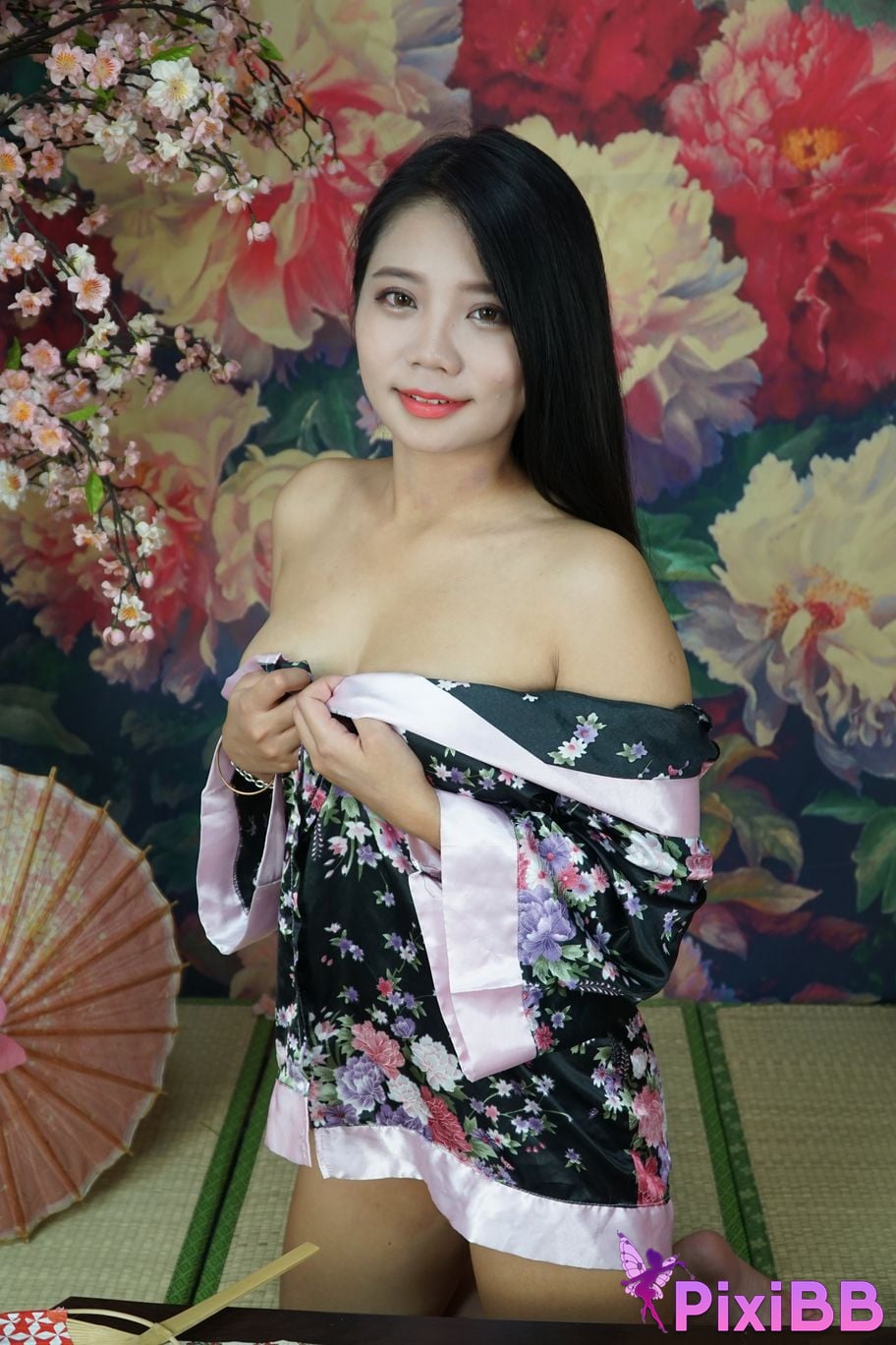 Private Photoshoot Xixi Plump royal sister Japanese style full scale private shooting PixiBB.COM 051