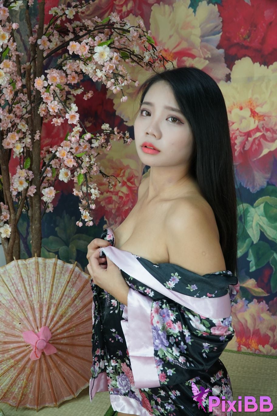 Private Photoshoot Xixi Plump royal sister Japanese style full scale private shooting PixiBB.COM 052