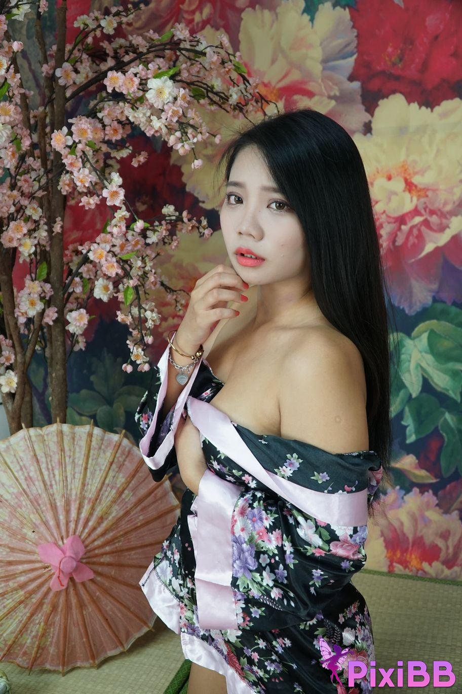 Private Photoshoot Xixi Plump royal sister Japanese style full scale private shooting PixiBB.COM 053