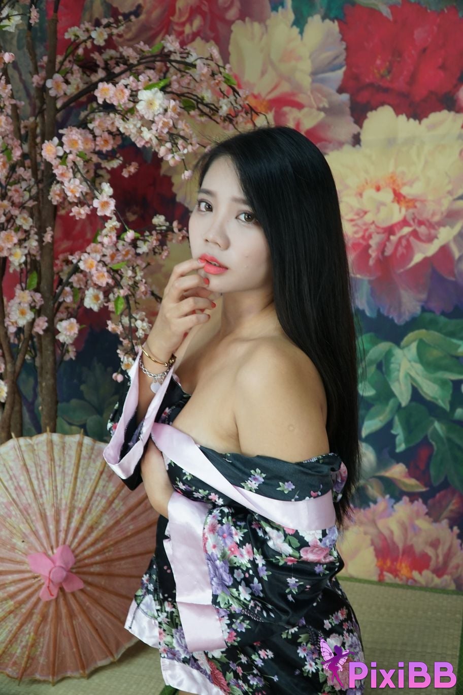 Private Photoshoot Xixi Plump royal sister Japanese style full scale private shooting PixiBB.COM 054