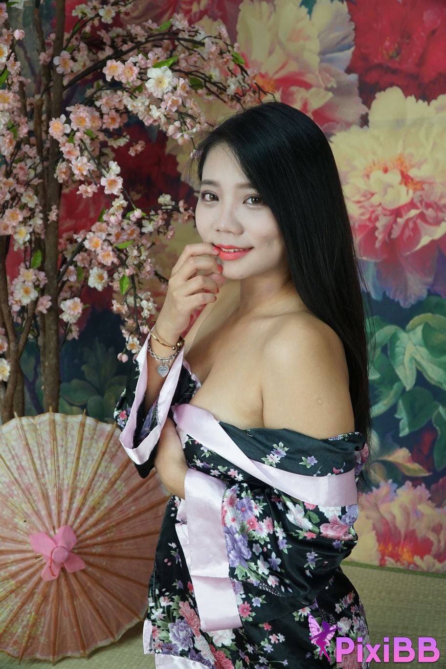 Private Photoshoot Xixi Plump royal sister Japanese style full scale private shooting PixiBB.COM 055