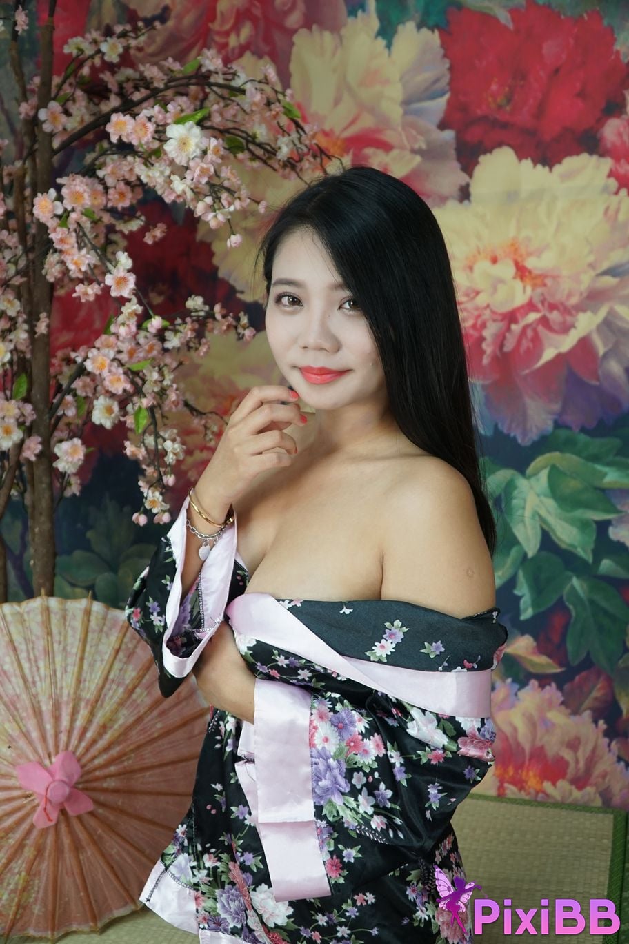 Private Photoshoot Xixi Plump royal sister Japanese style full scale private shooting PixiBB.COM 056