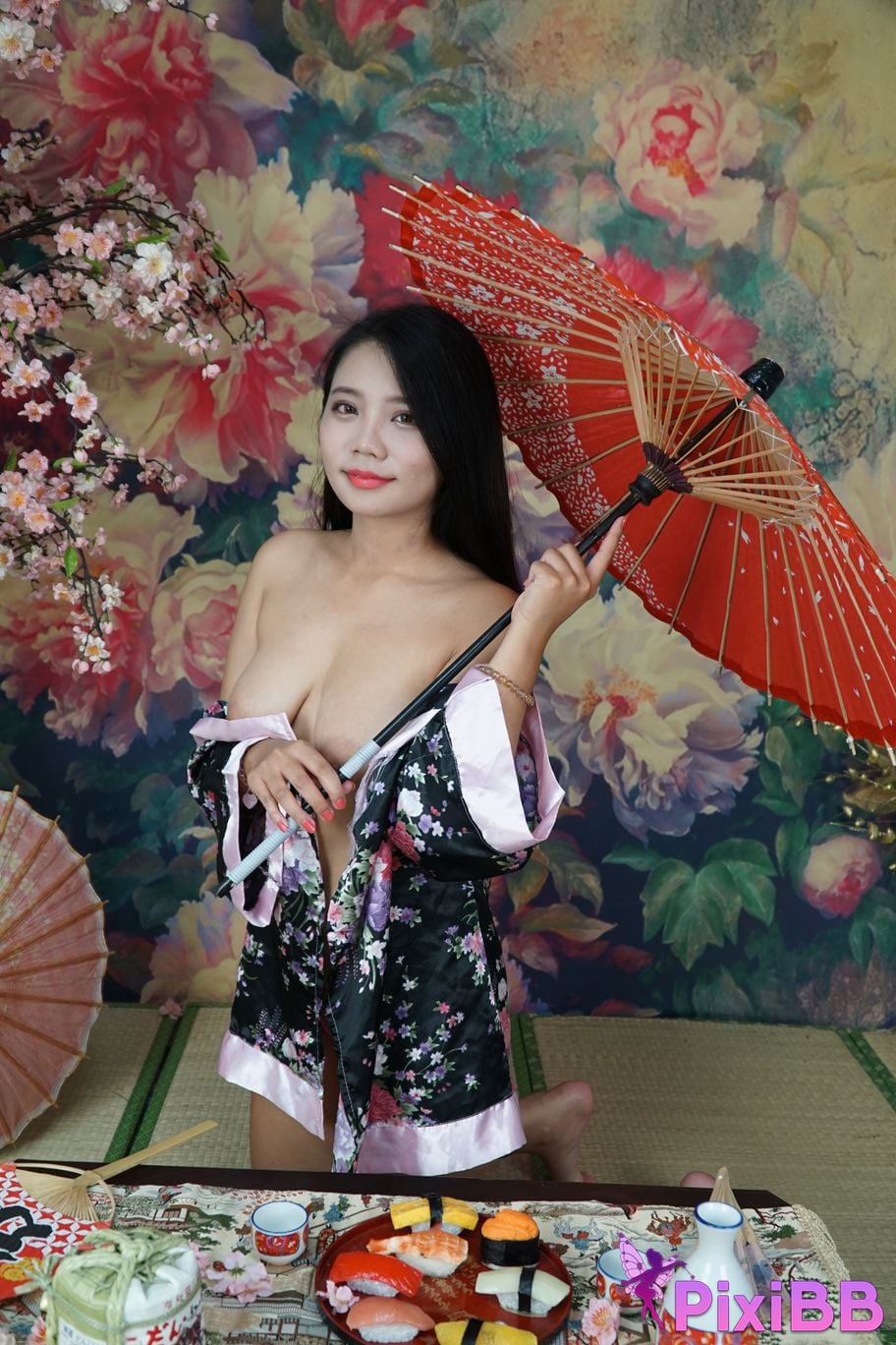 Private Photoshoot Xixi Plump royal sister Japanese style full scale private shooting PixiBB.COM 062