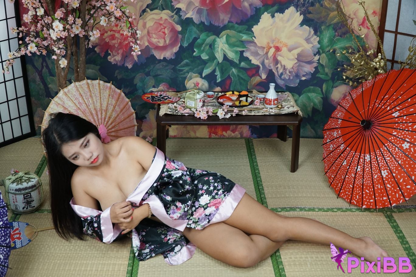 Private Photoshoot Xixi Plump royal sister Japanese style full scale private shooting PixiBB.COM 077