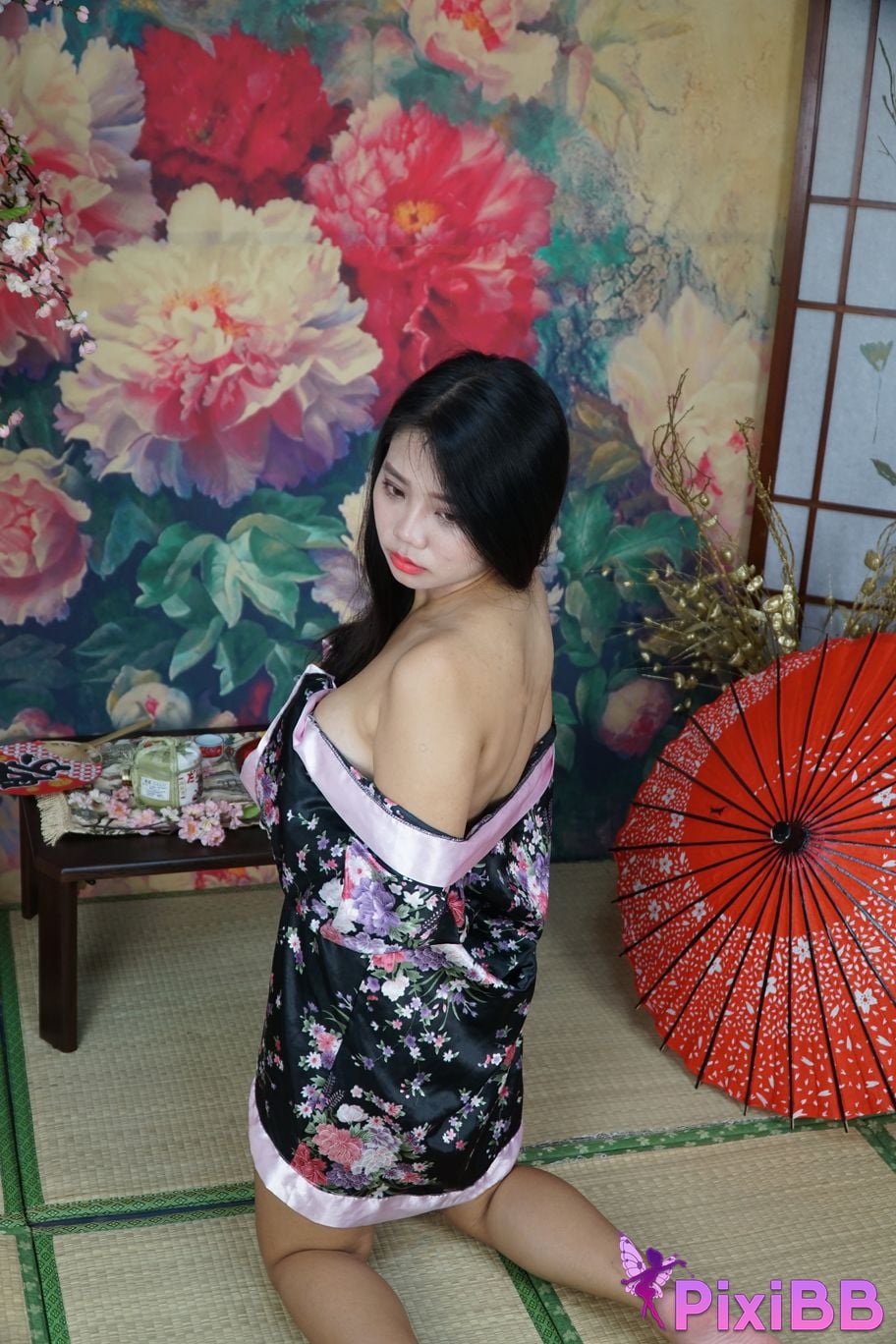 Private Photoshoot Xixi Plump royal sister Japanese style full scale private shooting PixiBB.COM 084