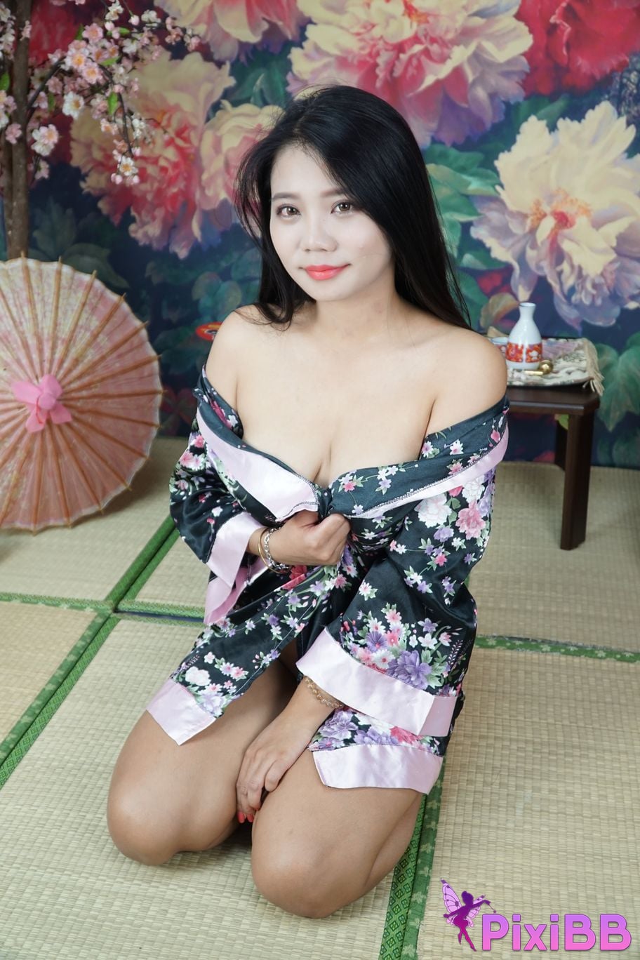 Private Photoshoot Xixi Plump royal sister Japanese style full scale private shooting PixiBB.COM 105