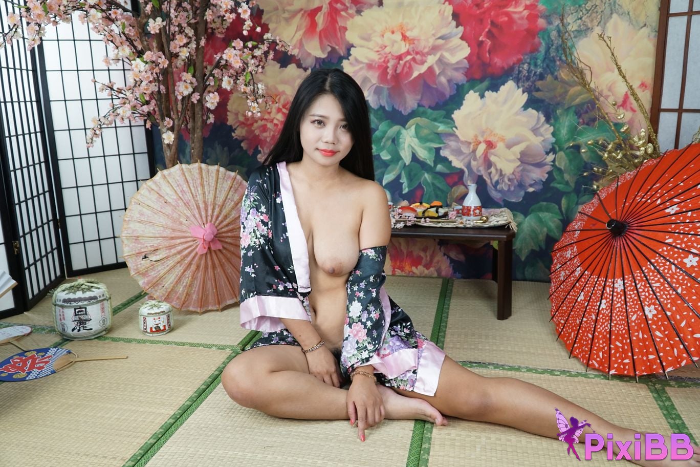 Private Photoshoot Xixi Plump royal sister Japanese style full scale private shooting PixiBB.COM 123