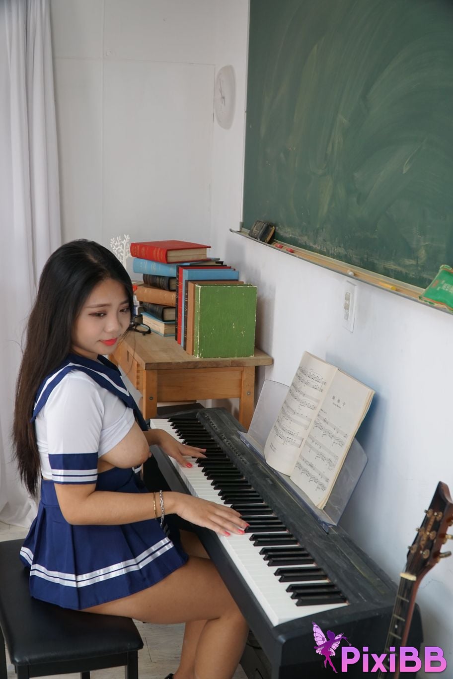 Private Photoshoot Xixi Plump royal sister JK Full scale private shooting PixiBB.COM 103