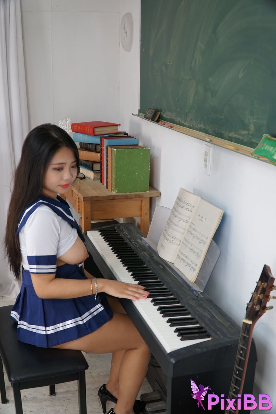 Private Photoshoot Xixi Plump royal sister JK Full scale private shooting PixiBB.COM 104