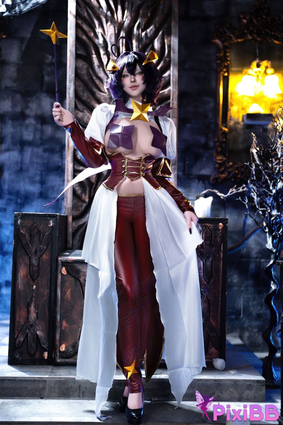 Cosplay Shimizu Yuno Ikutsu Taketo Hiiragi Maika x Araga Kamai PixiBB.COM 001