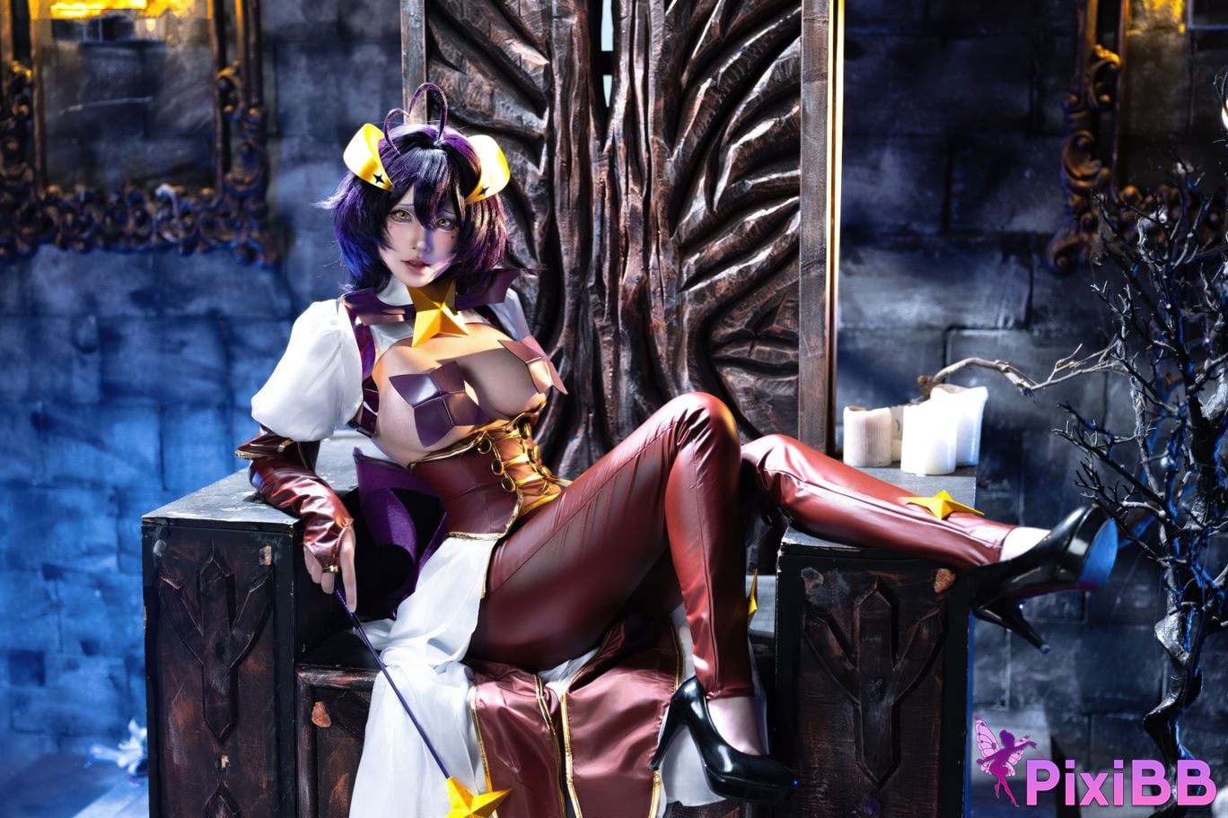 Cosplay Shimizu Yuno Ikutsu Taketo Hiiragi Maika x Araga Kamai PixiBB.COM 015