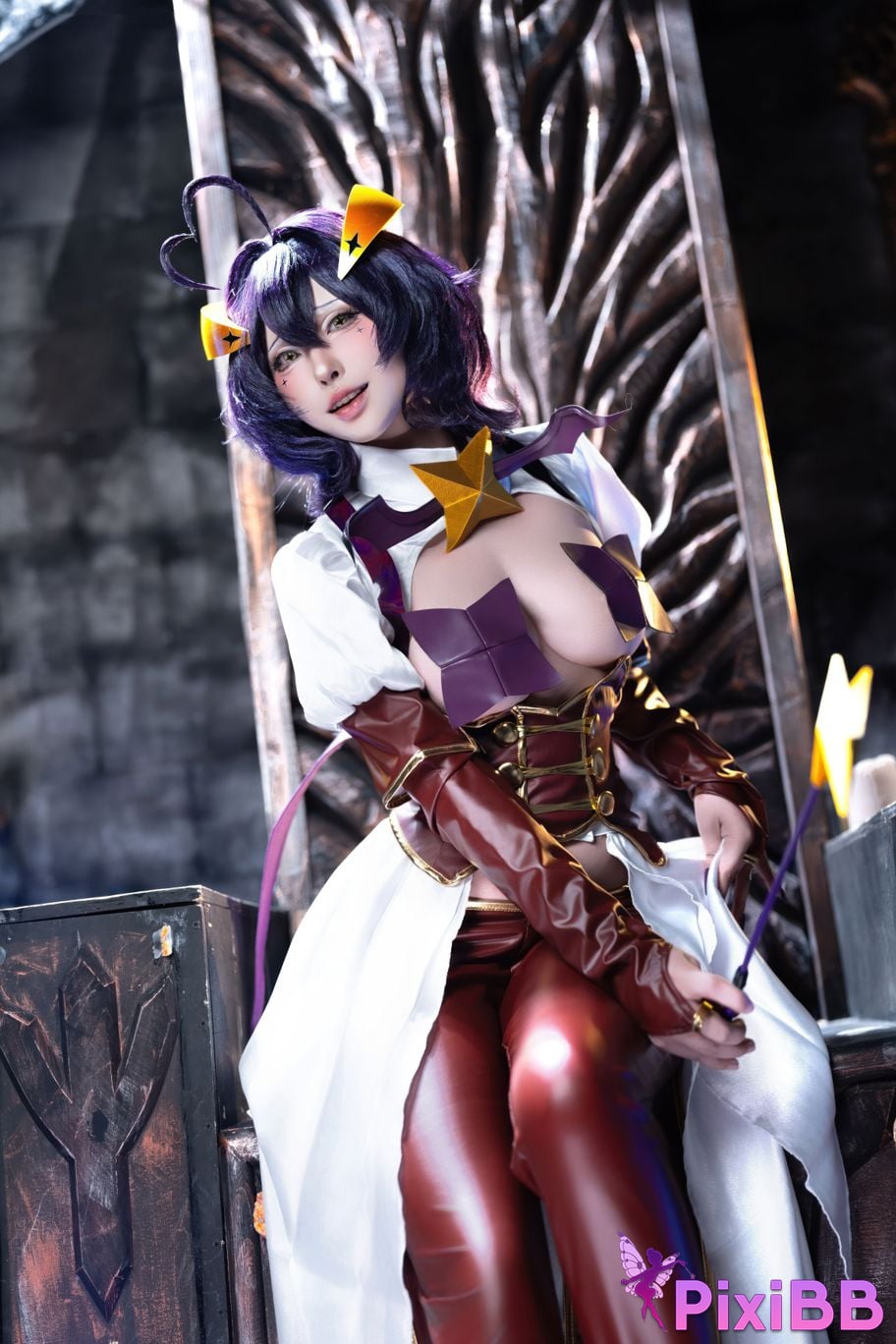 Cosplay Shimizu Yuno Ikutsu Taketo Hiiragi Maika x Araga Kamai PixiBB.COM 023