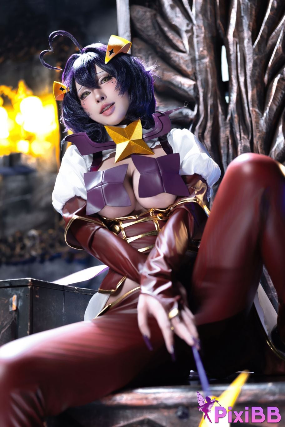 Cosplay Shimizu Yuno Ikutsu Taketo Hiiragi Maika x Araga Kamai PixiBB.COM 033