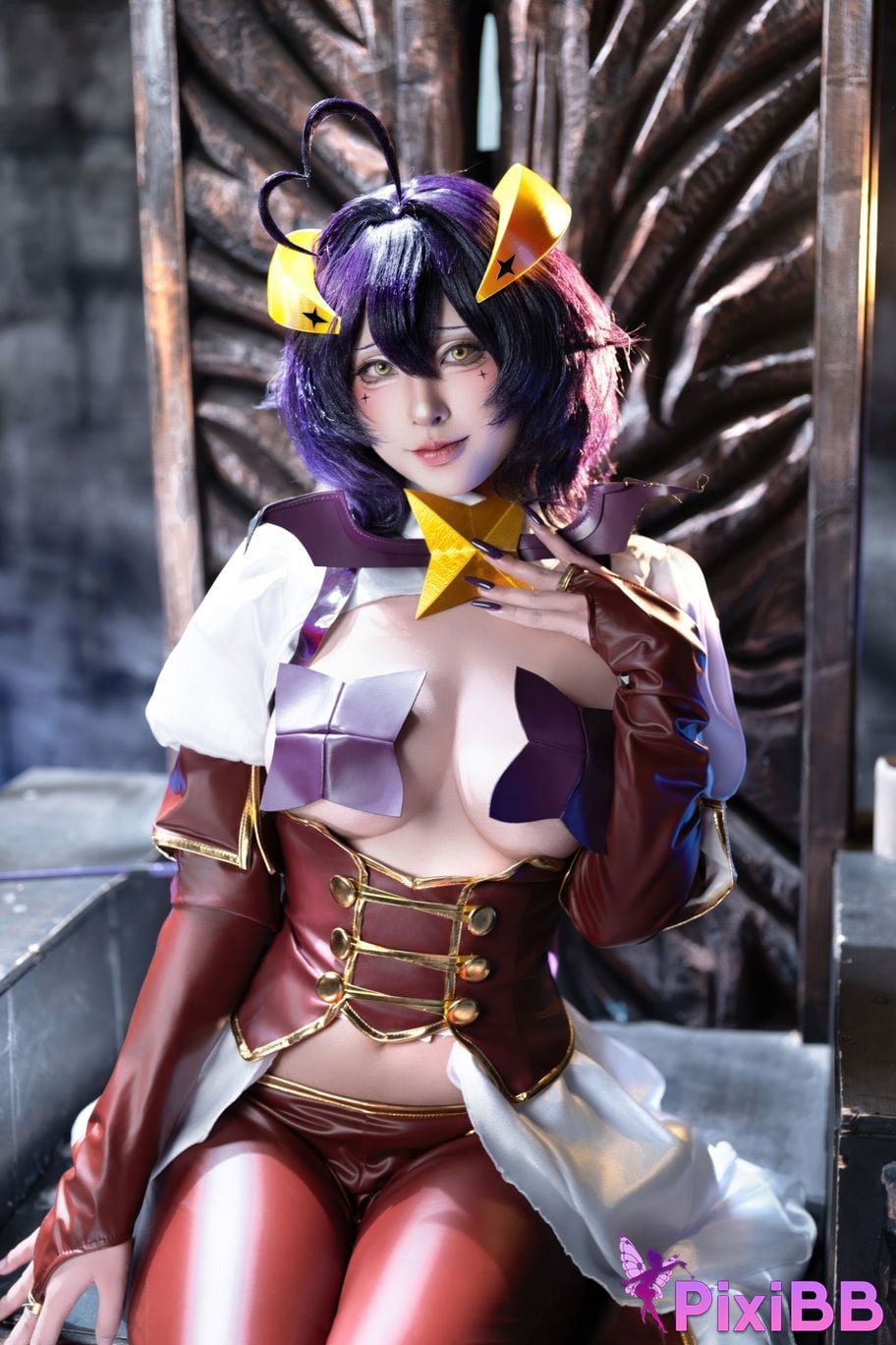 Cosplay Shimizu Yuno Ikutsu Taketo Hiiragi Maika x Araga Kamai PixiBB.COM 034