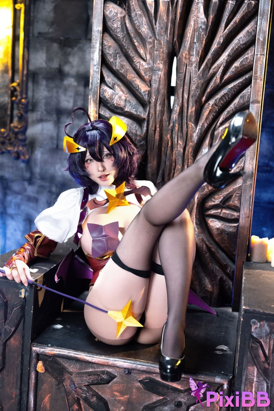 Cosplay Shimizu Yuno Ikutsu Taketo Hiiragi Maika x Araga Kamai PixiBB.COM 037