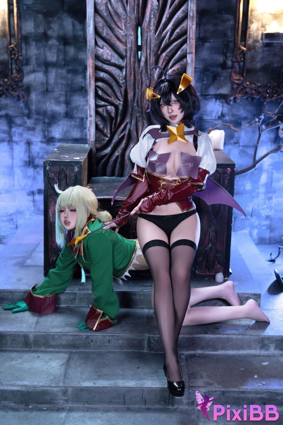 Cosplay Shimizu Yuno Ikutsu Taketo Hiiragi Maika x Araga Kamai PixiBB.COM 067