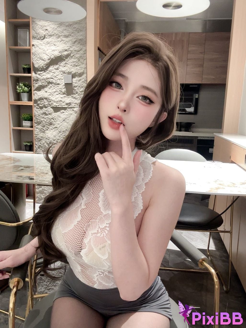 Cosplay Yuno Shimizu Secretary Reception Room PixiBB.COM 003