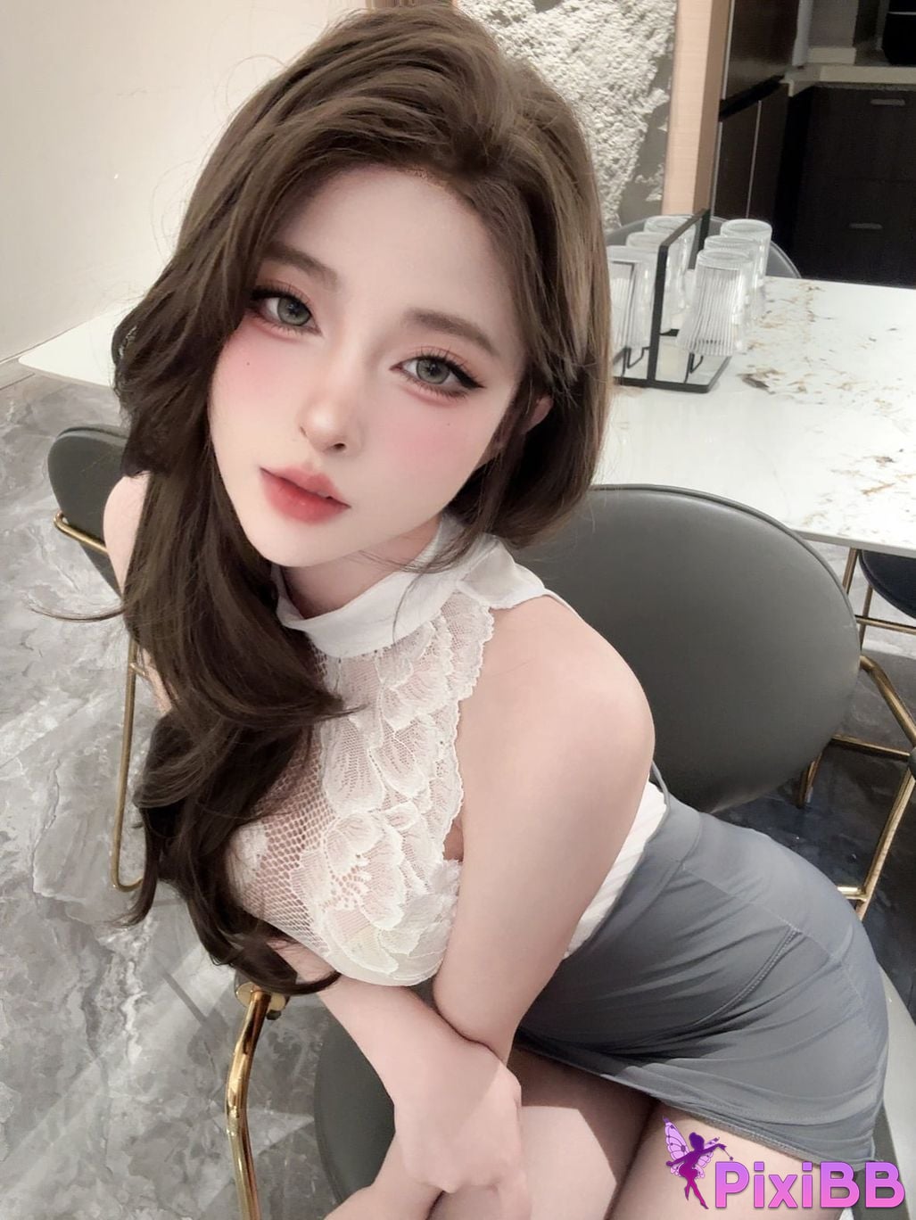 Cosplay Yuno Shimizu Secretary Reception Room PixiBB.COM 021