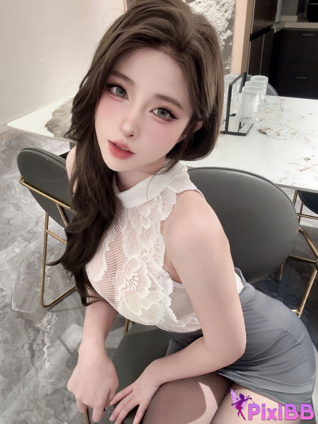 Cosplay Yuno Shimizu Secretary Reception Room PixiBB.COM 024