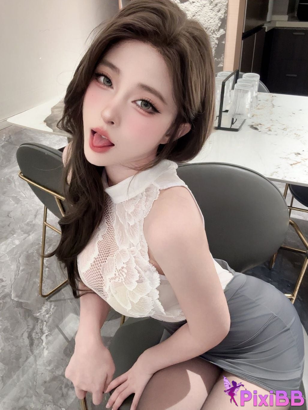 Cosplay Yuno Shimizu Secretary Reception Room PixiBB.COM 025