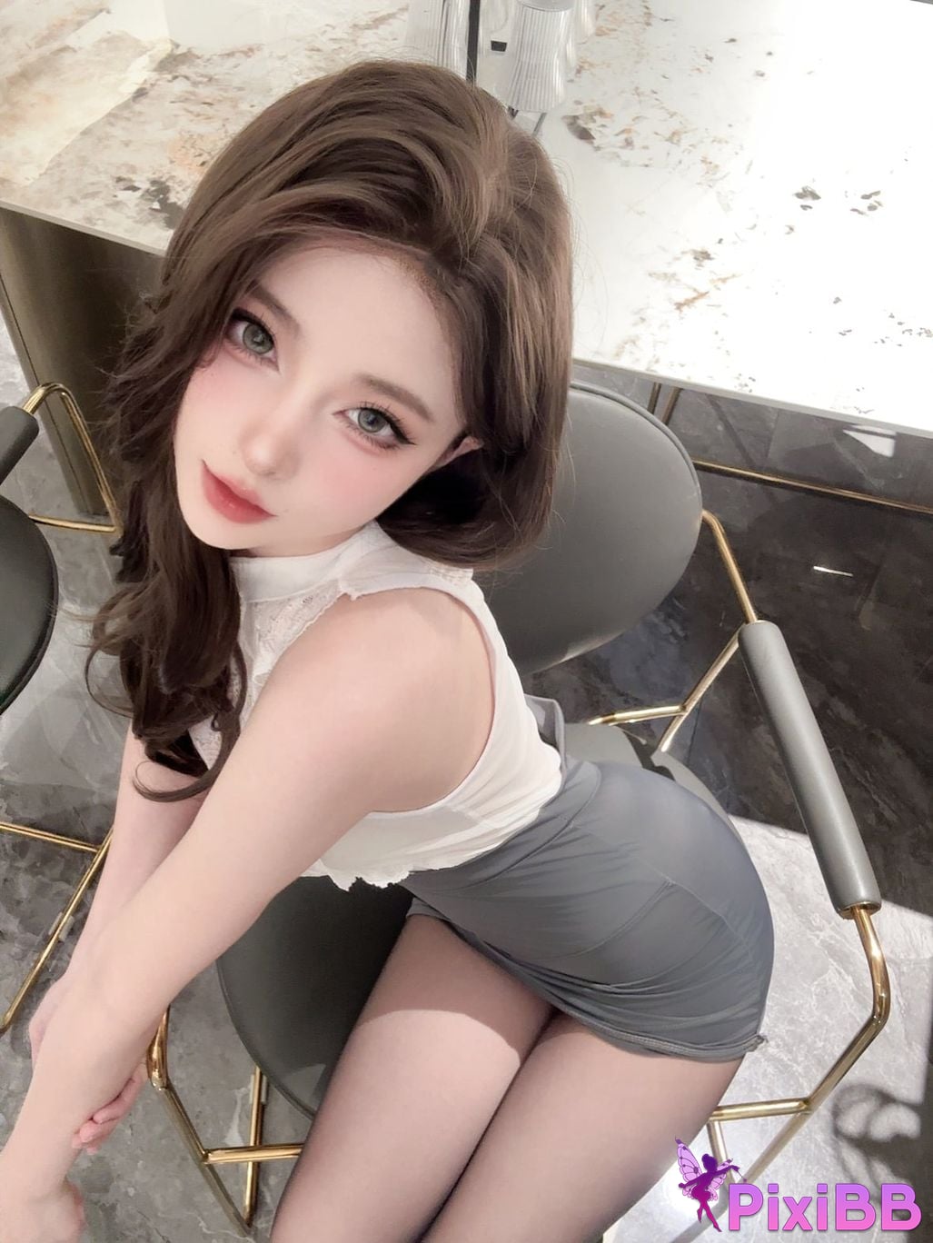 Cosplay Yuno Shimizu Secretary Reception Room PixiBB.COM 026