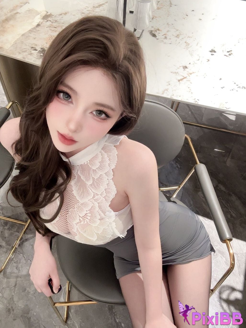 Cosplay Yuno Shimizu Secretary Reception Room PixiBB.COM 027