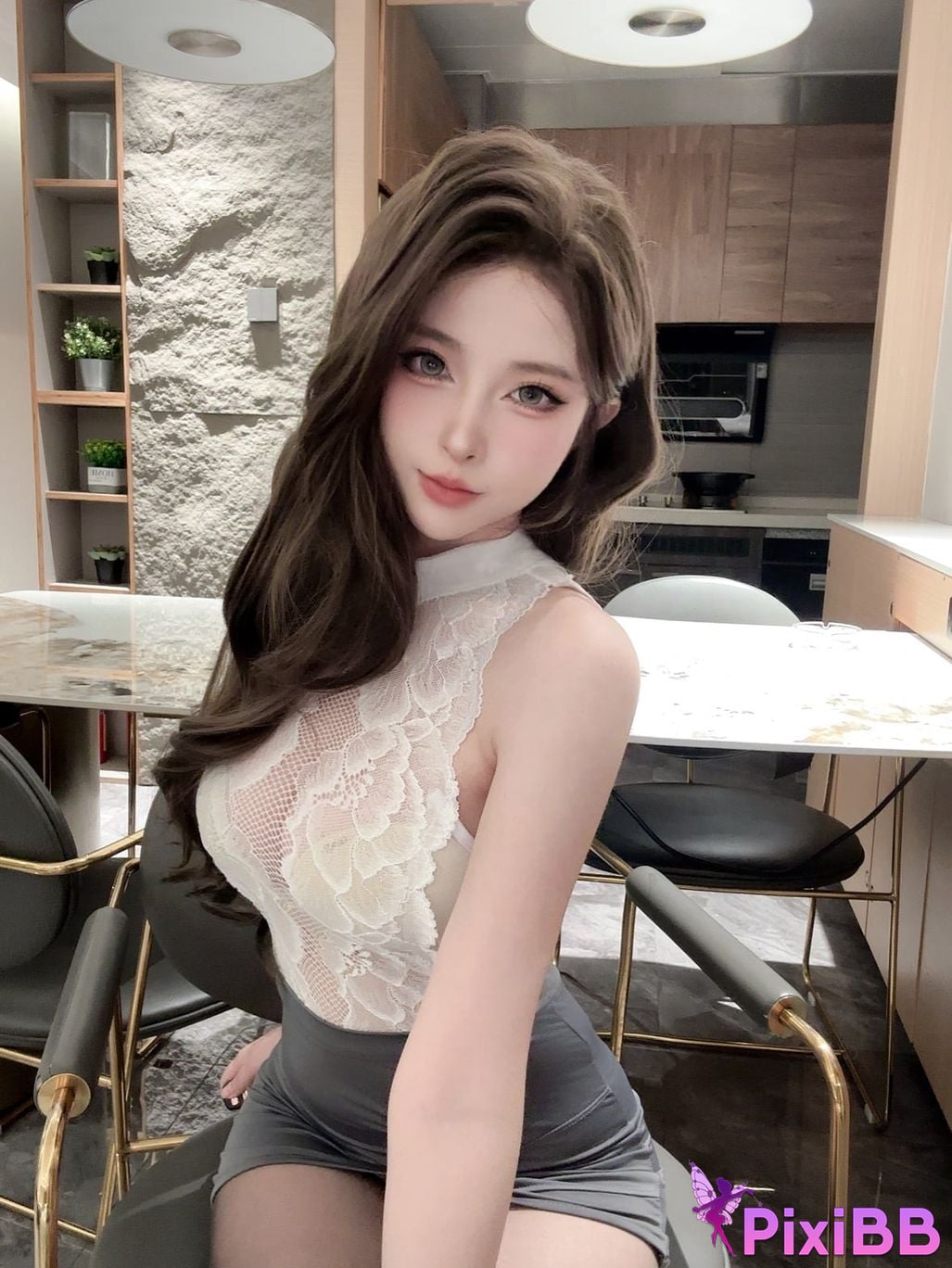 Cosplay Yuno Shimizu Secretary Reception Room PixiBB.COM 034