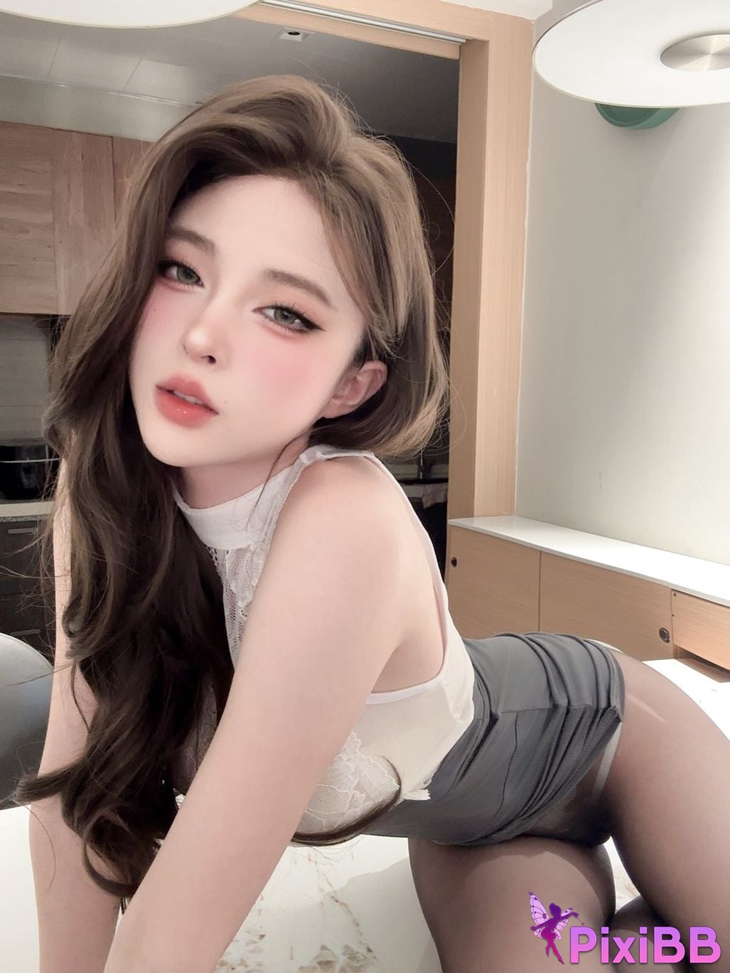 Cosplay Yuno Shimizu Secretary Reception Room PixiBB.COM 043