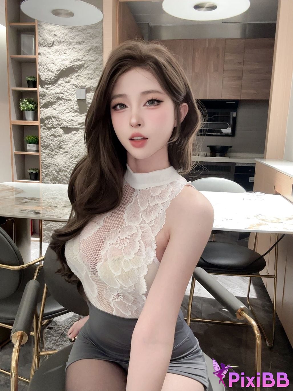 Cosplay Yuno Shimizu Secretary Reception Room PixiBB.COM 045