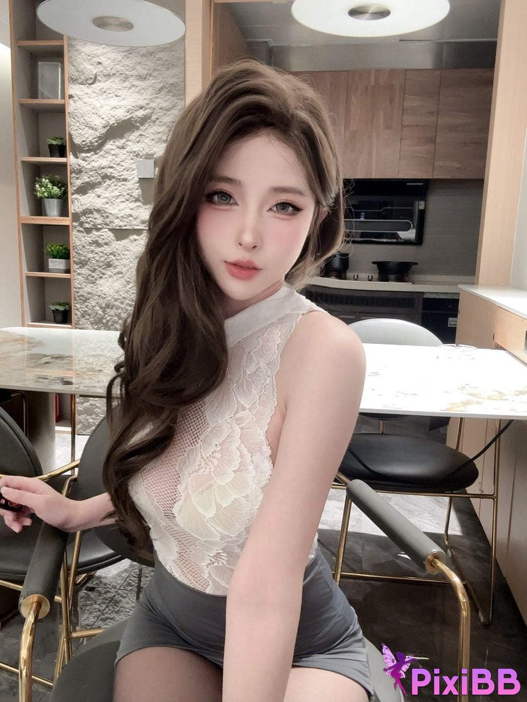 Cosplay Yuno Shimizu Secretary Reception Room PixiBB.COM 052