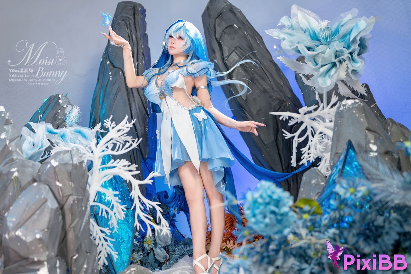 Cosplayer Sticky Dumpling Rabbit 11 monthly works Shorekeeper PixiBB.COM 001