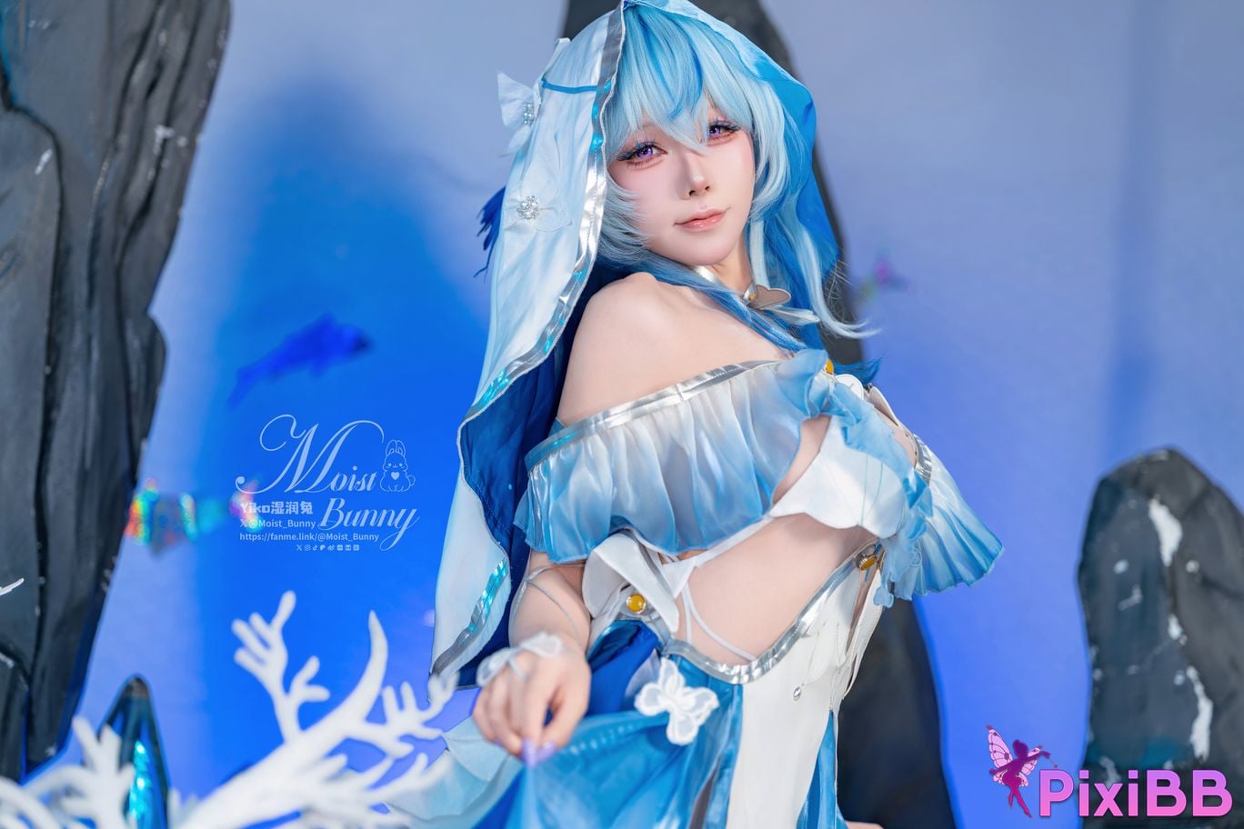 Cosplayer Sticky Dumpling Rabbit 11 monthly works Shorekeeper PixiBB.COM 012