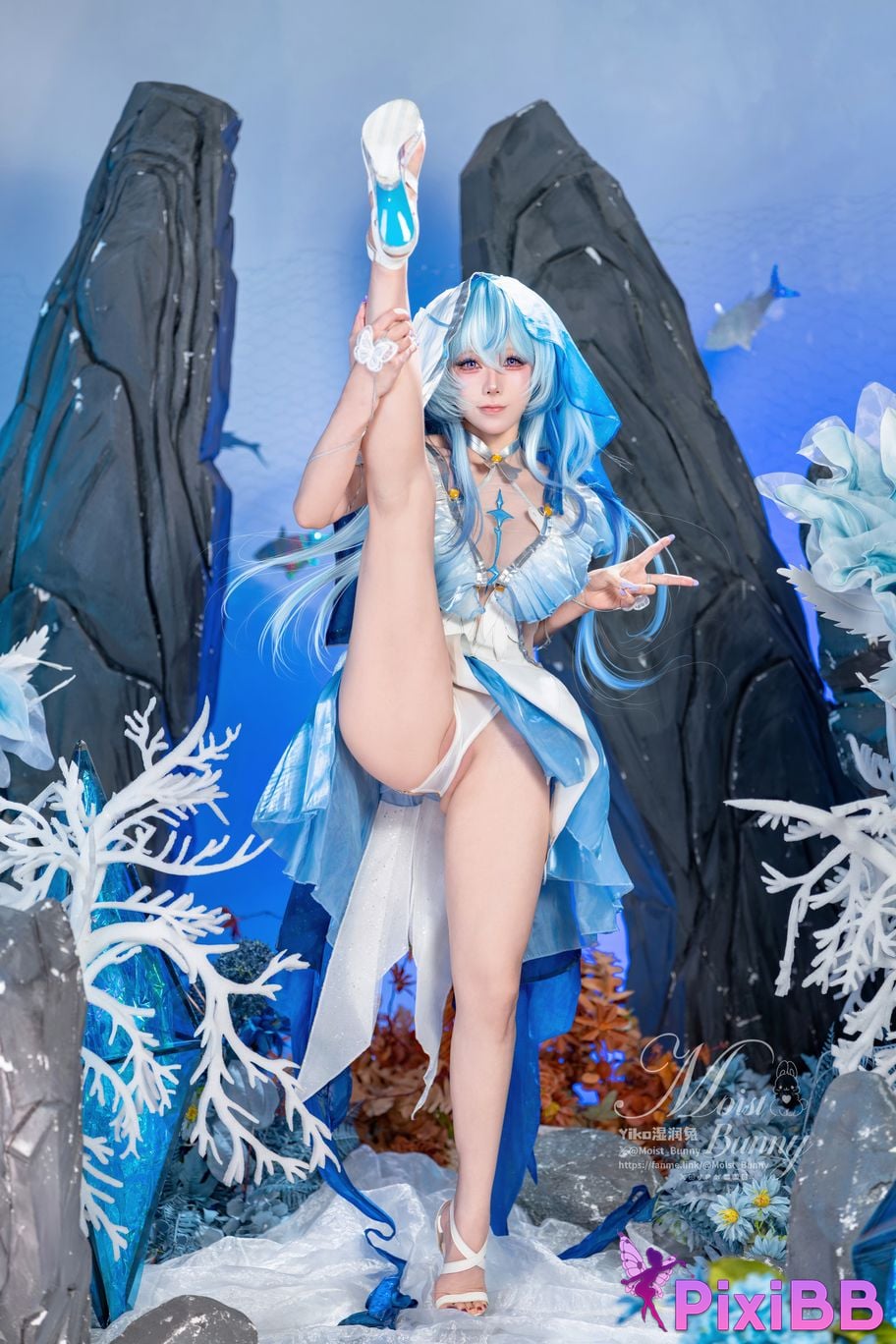 Cosplayer Sticky Dumpling Rabbit 11 monthly works Shorekeeper PixiBB.COM 028