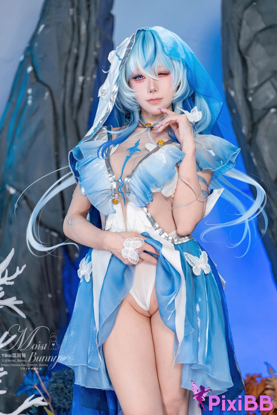 Cosplayer Sticky Dumpling Rabbit 11 monthly works Shorekeeper PixiBB.COM 029