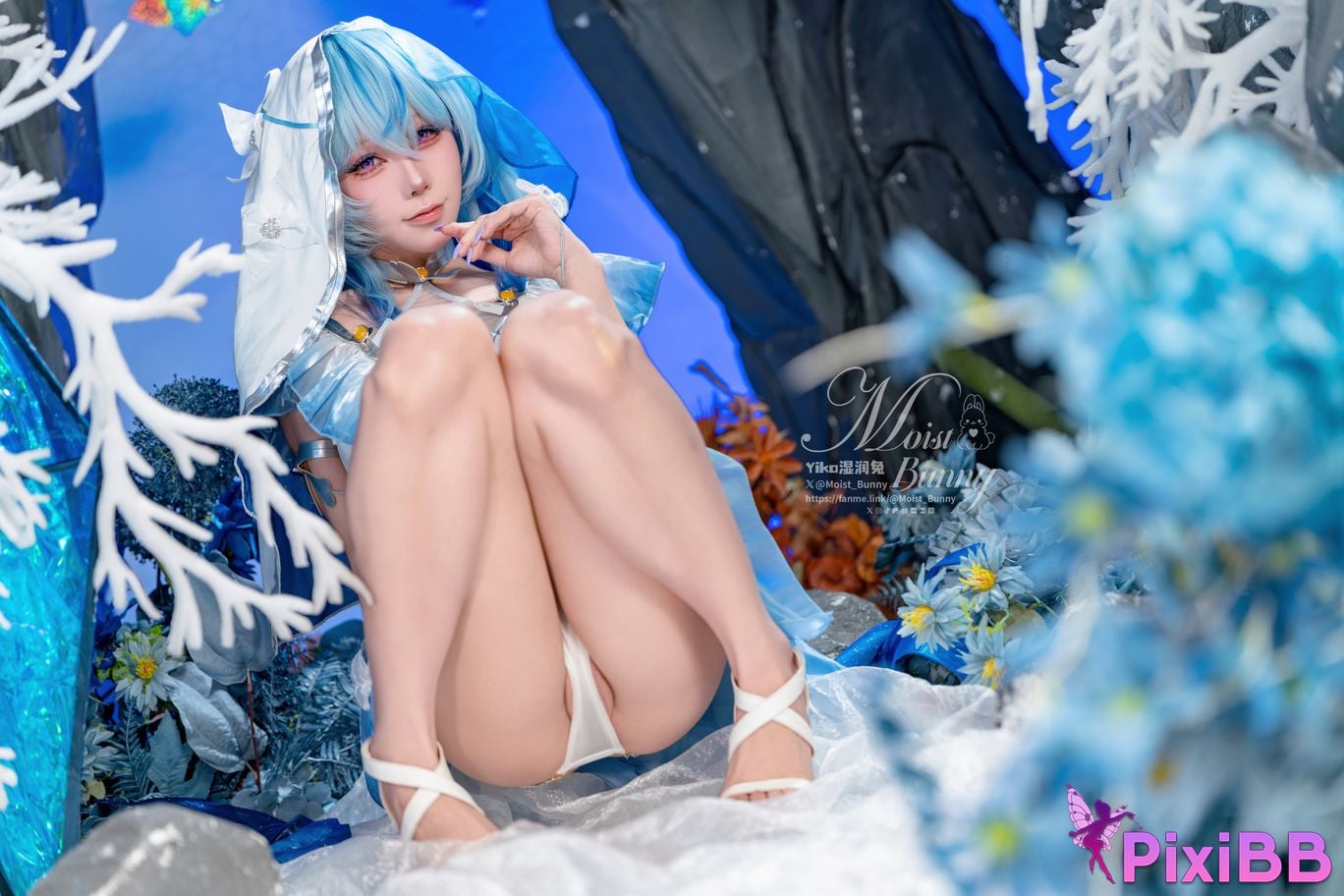 Cosplayer Sticky Dumpling Rabbit 11 monthly works Shorekeeper PixiBB.COM 031