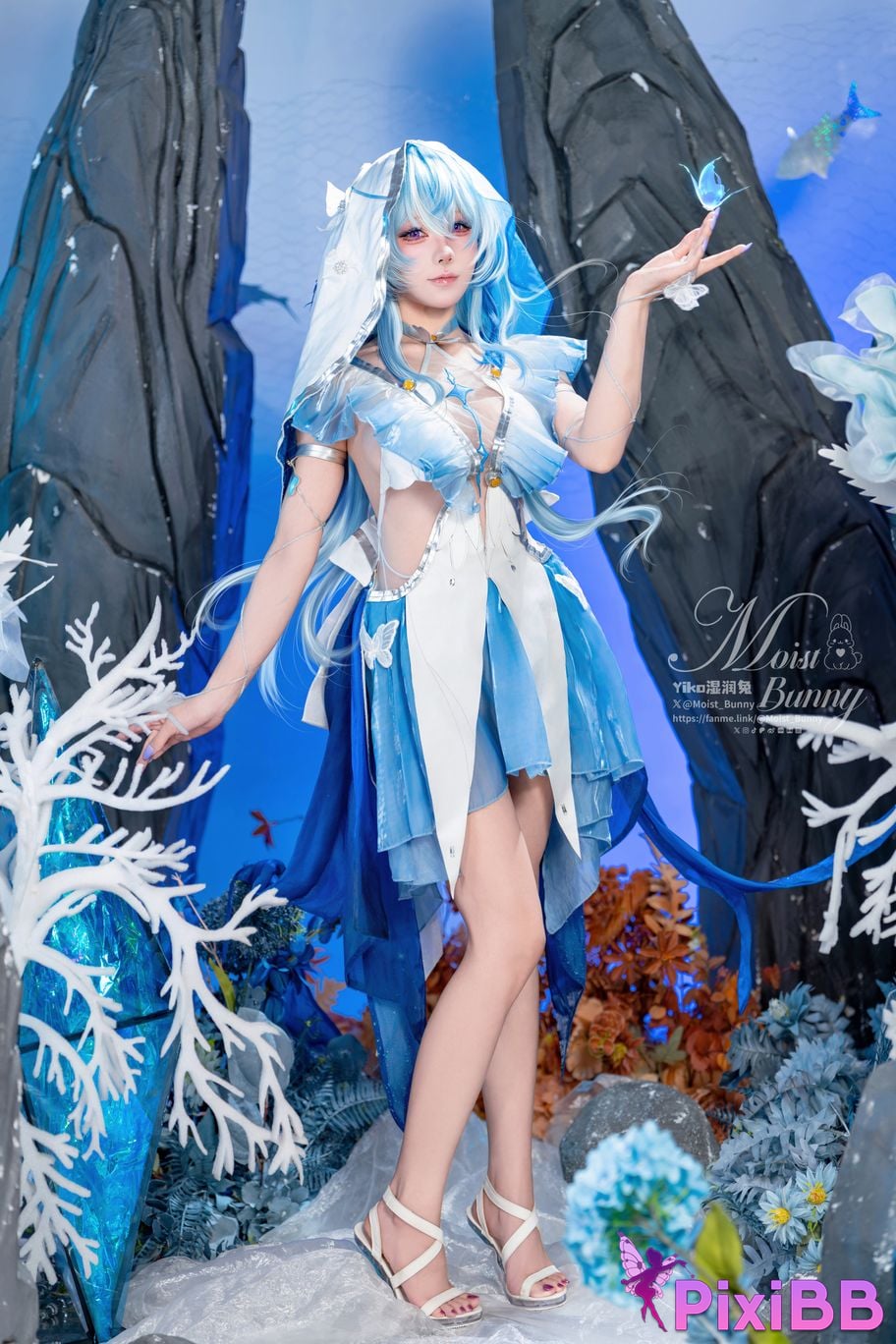 Cosplayer Sticky Dumpling Rabbit 11 monthly works Shorekeeper PixiBB.COM 033